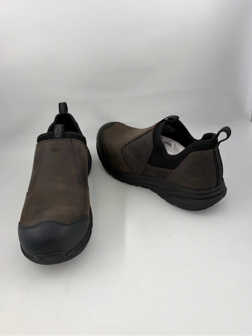 Keen Men’s Targhee III Apex Waterproof-SZ 12- Brown Extra Wide Slip-On Shoes